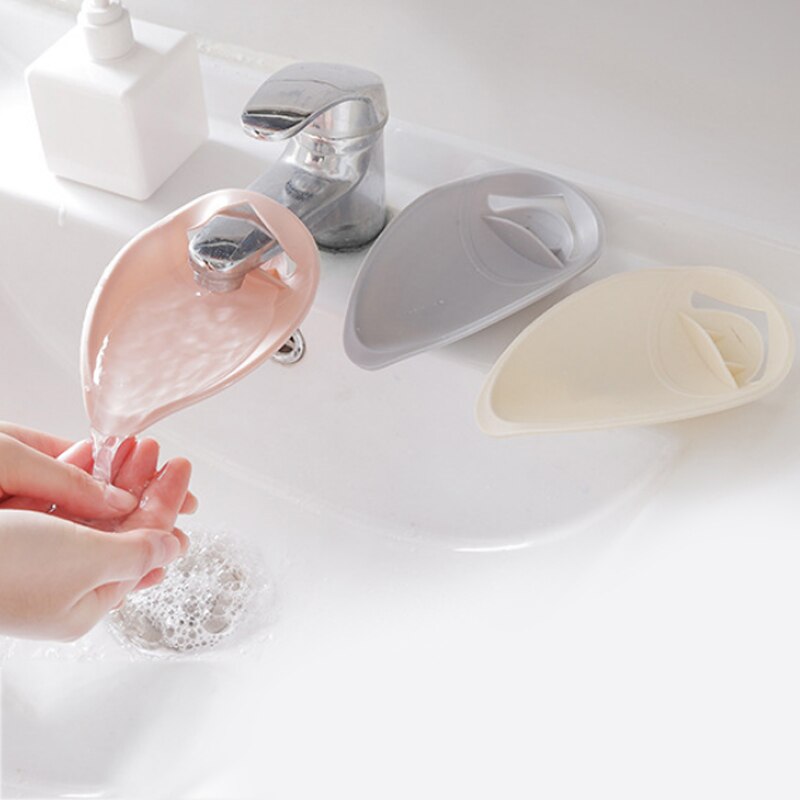 1PC dzieci guma kuchnia maluch woda zasięg kran silikonowy łazienka Accessorie przedłużacz robić kranu mycie rąk artykuły domowe