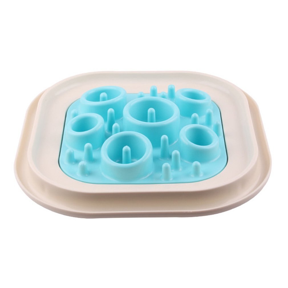 View of Anti Choke Pet Feeding Bowl Slow down Eating Preve... – Vicedeal