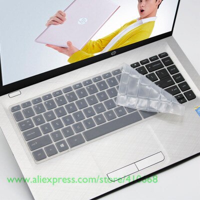 Silicone Toetsenbord Cover Skin Voor HP 14q-by001AX by002AX bu001TU bu001TX bu003TX bu101TX bu102TX 245 G6 245 G7 246 G6: Crystal