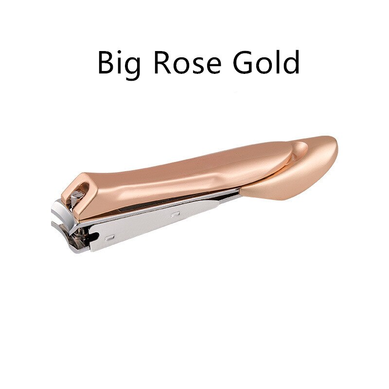 Big Stainless Steel Nail Clipper Cutter Manicure Trimmer Toe Nail Clipper with Clip Catcher FH01