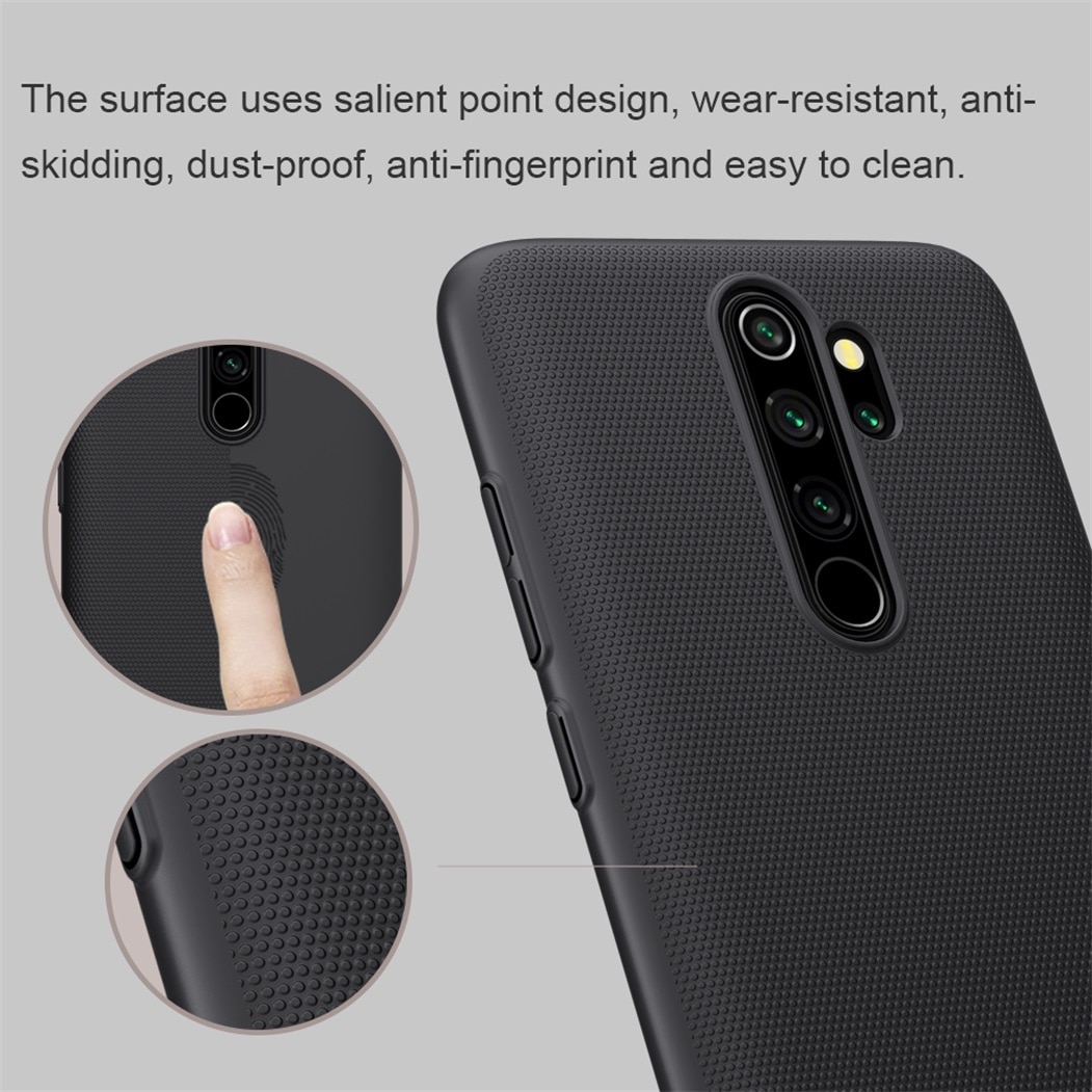 Nillkin Case For Xiaomi Redmi Note 8 Pro Cover Frosted Shield Hard PC protector Back Cover For Redmi Note 8 Case global version