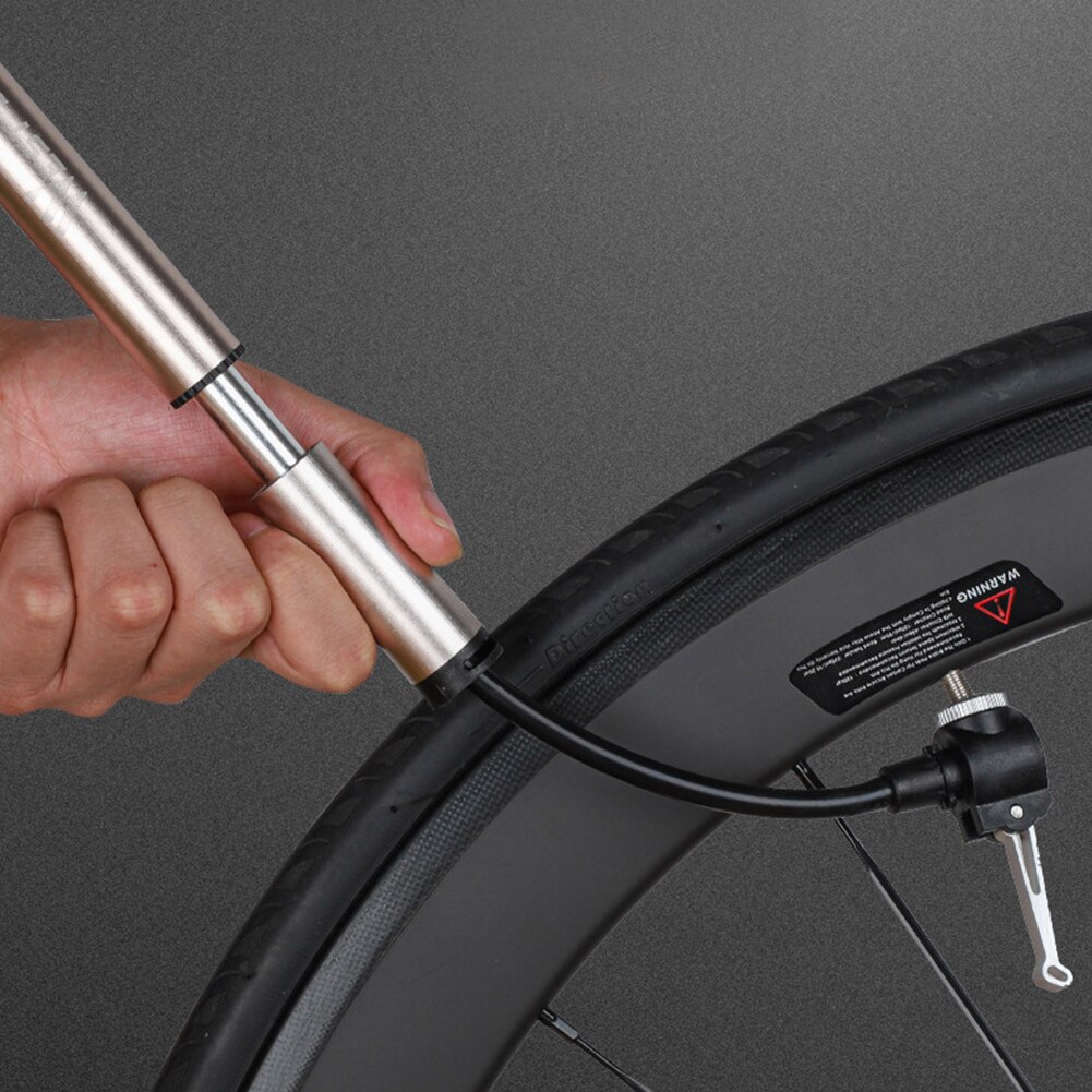 WEST BIKING Mini Bicycle Pump Aluminum Alloy Cycling Hand Air Pump Ball Tire Inflator MTB Mountain Road Bike Pump 120PSI