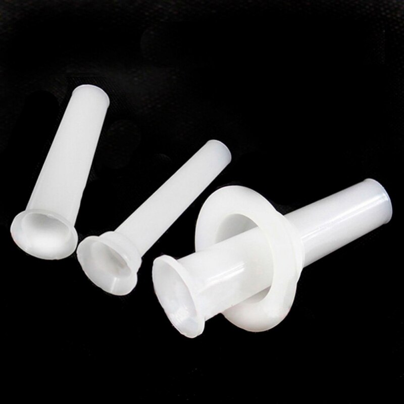 3 stk/sæt kødkværn pølsestopper fylderør gør-det-selv pølsemaskine tragte dyser med 1pc 5.7cm baser køkkenværktøja