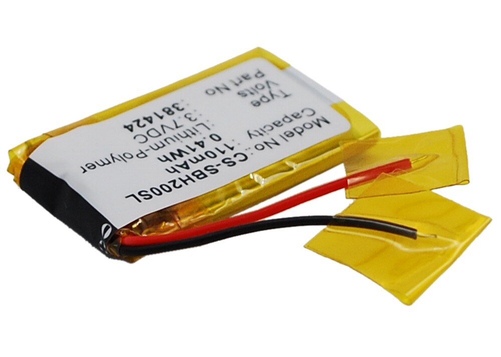 Cameron Sino 110mAh Battery 381424 AHB441623 for Sony SBH-20 MP3 Player