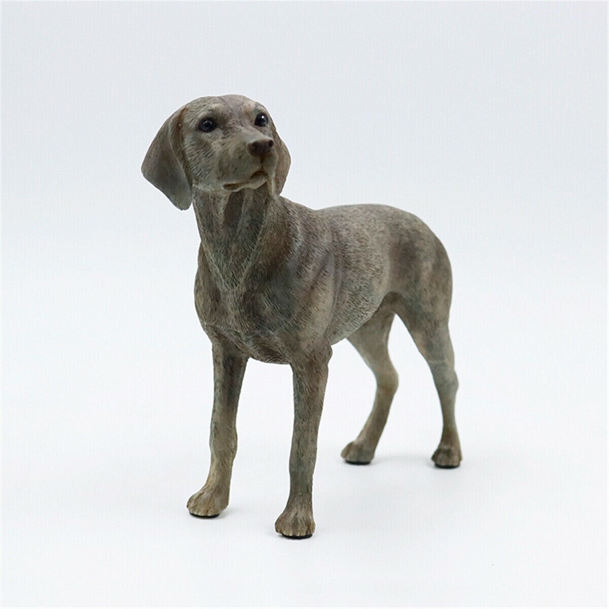 Jjm tysk weimaraner hund modell kjæledyr dyr figur leketøy samler dekorasjon pvc modell pedagogisk til låve voksne låve