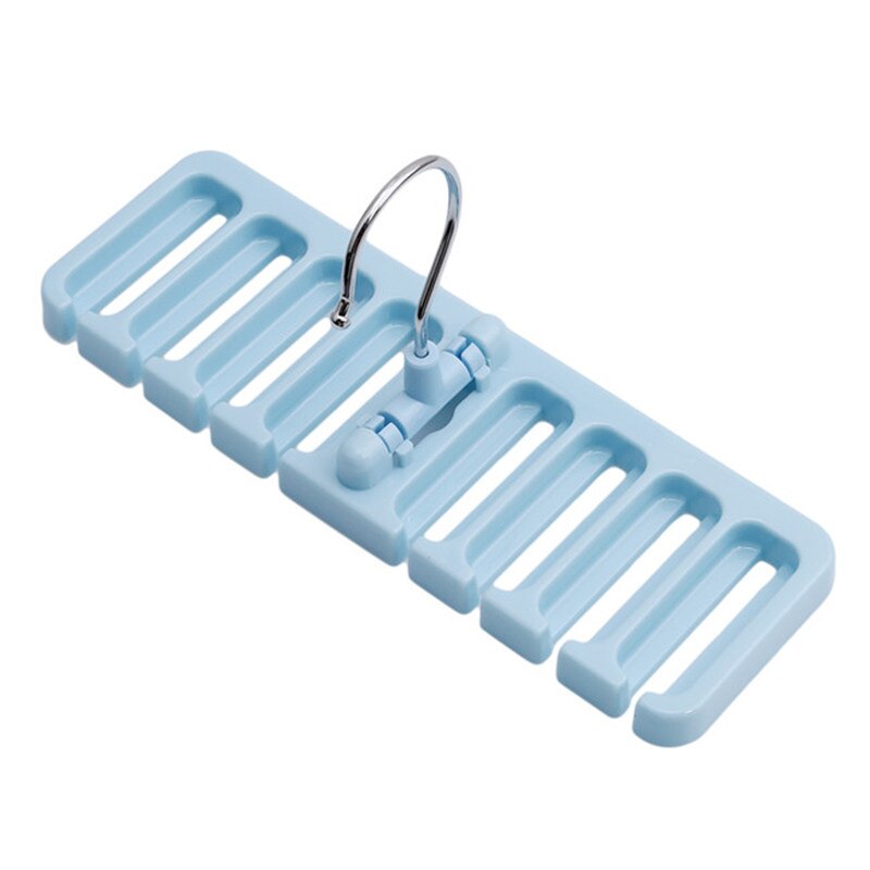 Space Saver Rotating Hanger Holder Bathroom Storage Hook For Tank Tops Bra Belts Bag Hook Closet Organization: Blue