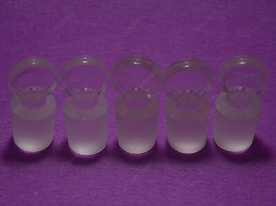 Solid Glass Stopper,Glass Plug,24/29,Laboratory Glassware,5PCS
