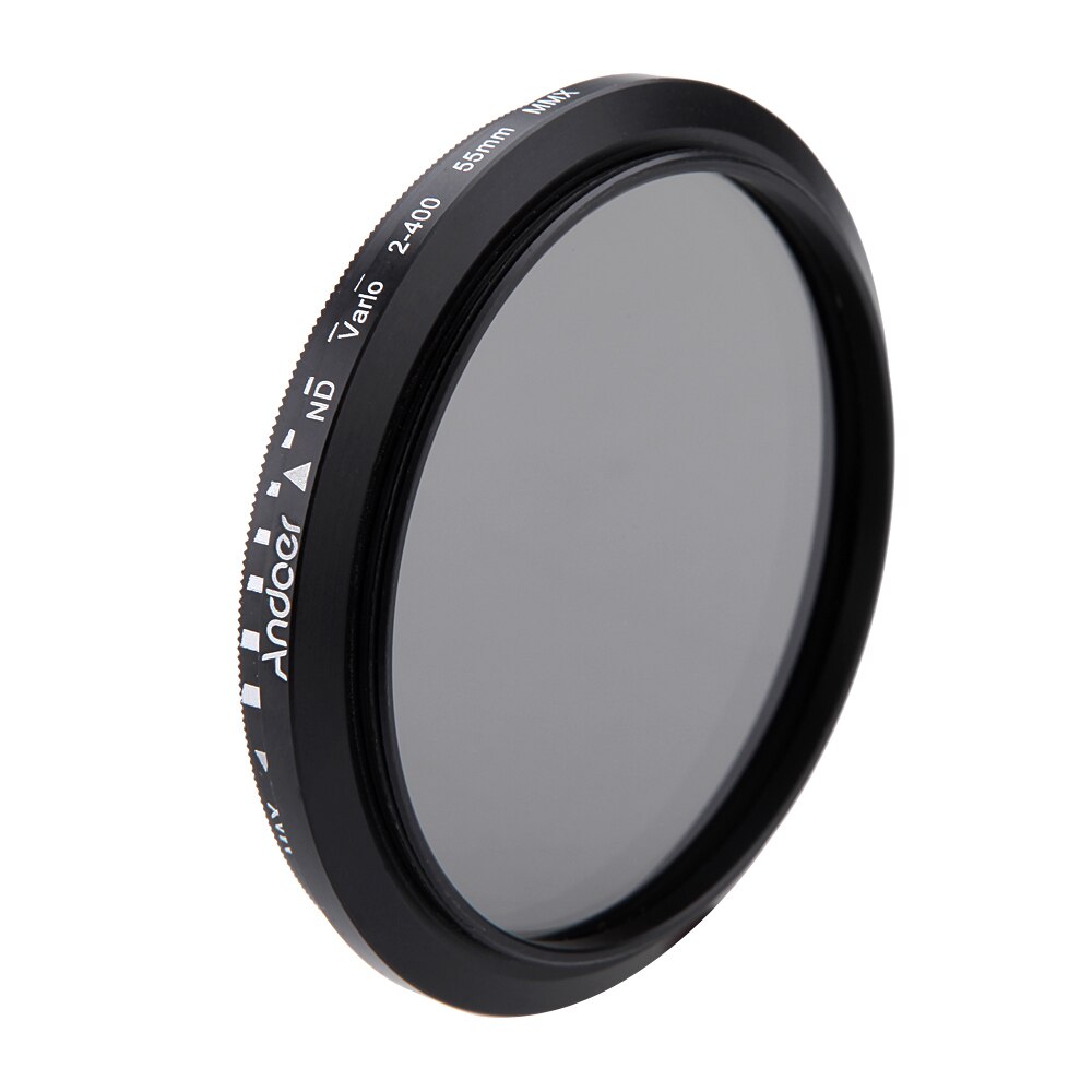 Andoer 52-82mm ND Fader Neutral Density Verstelbare ND2 om ND400 Variabele Filter Fotografie voor Canon Nikon DSLR camera