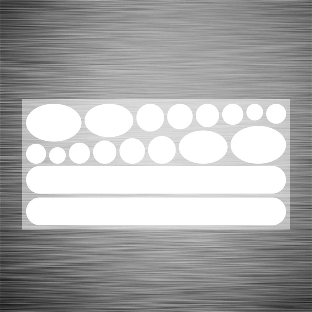 Bicycle Stickers Chainstay Frame Protector Kit Set For Bicycle Bike (Transparent): Default Title