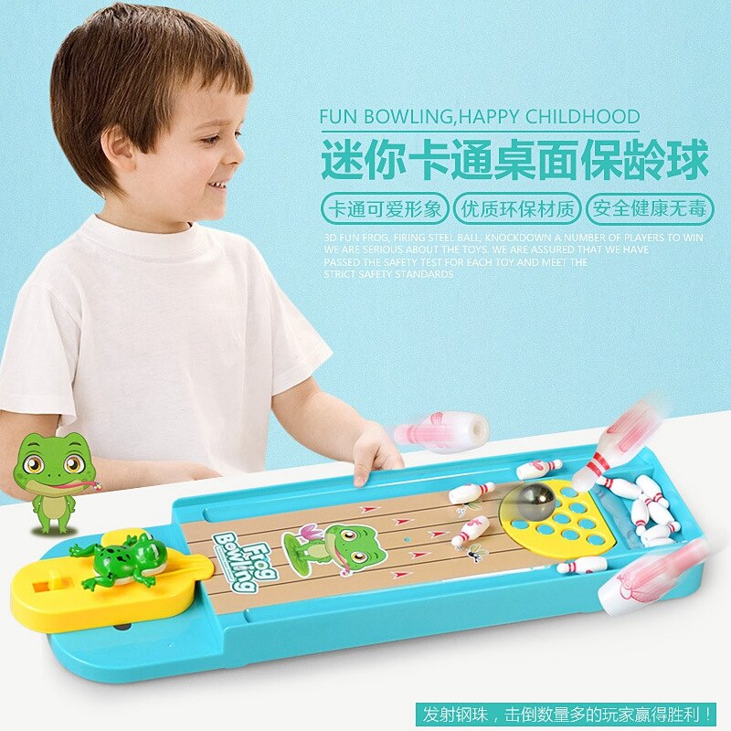 Parent-Child Kids Toys Desk Toys for Children Education Mini Bowling Games Baby Decompression Balls Board Game Table Tabletop