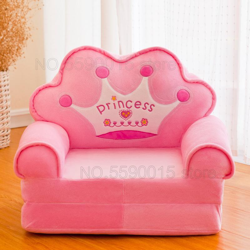Silla Mona niños sofá taburete plegable de dibujos animados para niños sofá taburete de bebé se puede lavar silla lavable para niños: 3