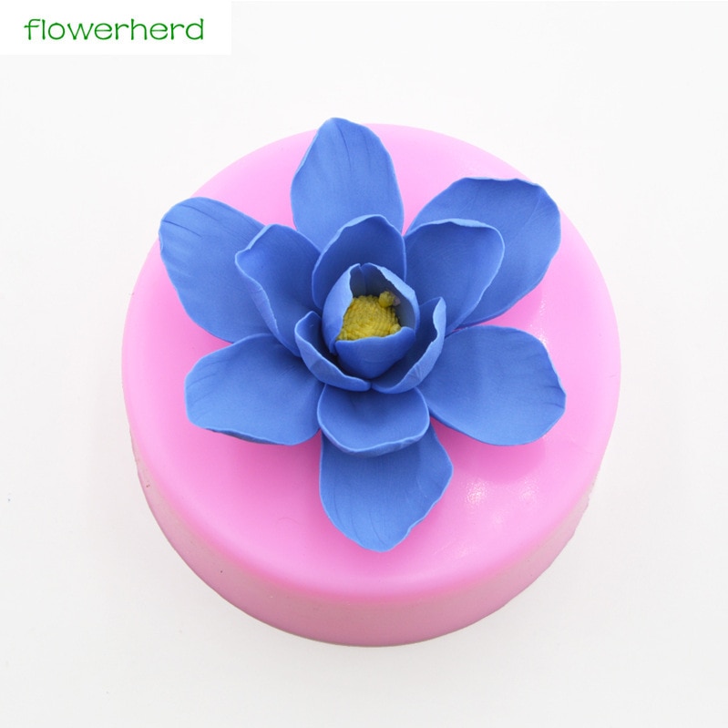 Grote siliconen 3d- delige zeepmal, pruimenbloesembloem, aromatherapie zeepmal, handgemaakte geurzeep, fondant, taartdecoratiegereedschap