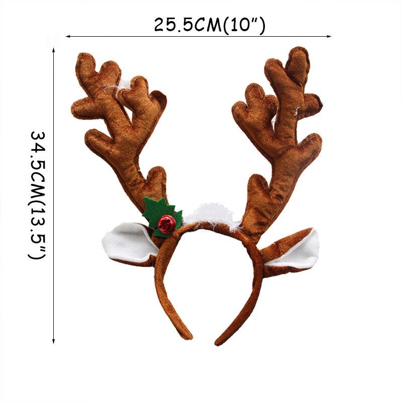 nouvel an réveillon bonne année cabine Photo noël accessoires de Photo noël bandeau Photobooth enfants adultes Navidad décor: 1pcs Headband G