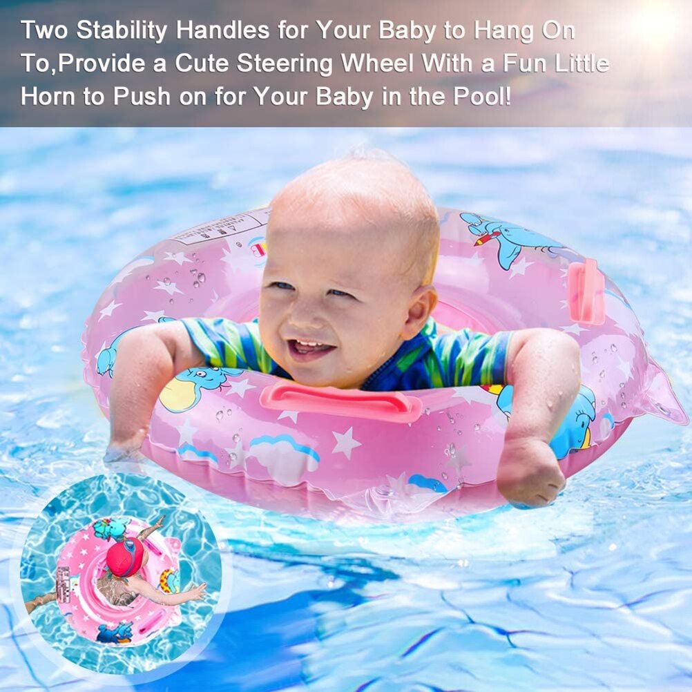 Svømningsring baby svømmesæde pvc baby svømningshjælp med svømningssæde svømningshjælpelegetøj