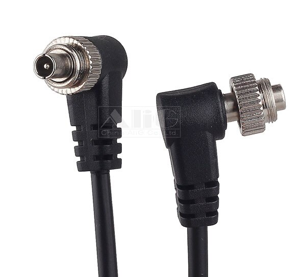 Flash de cámara Speedlite PC Cable de sincronización para Yongnuo YN-565EX II RF-603 Trigger accesorios de estudio fotográfico (PC-PC)