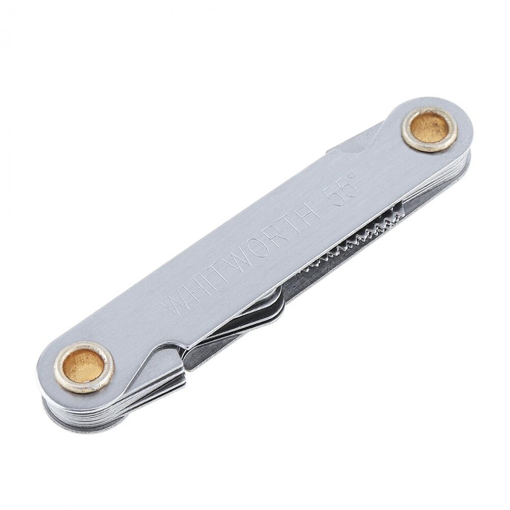 Screw Pitch Gauges Metric Inch Thread Plug Gear Tooth Measuring Carbon Steel Center Measurement 55 Degree​ Thread Gauge