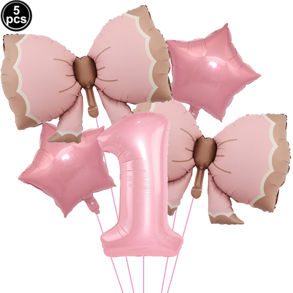 Juego de globos de hadas y flores, globos de mariposa, decoraciones de 1 a 9 cumpleaños para niñas, suministros de decoración para de cumpleaños con tema de mariposa