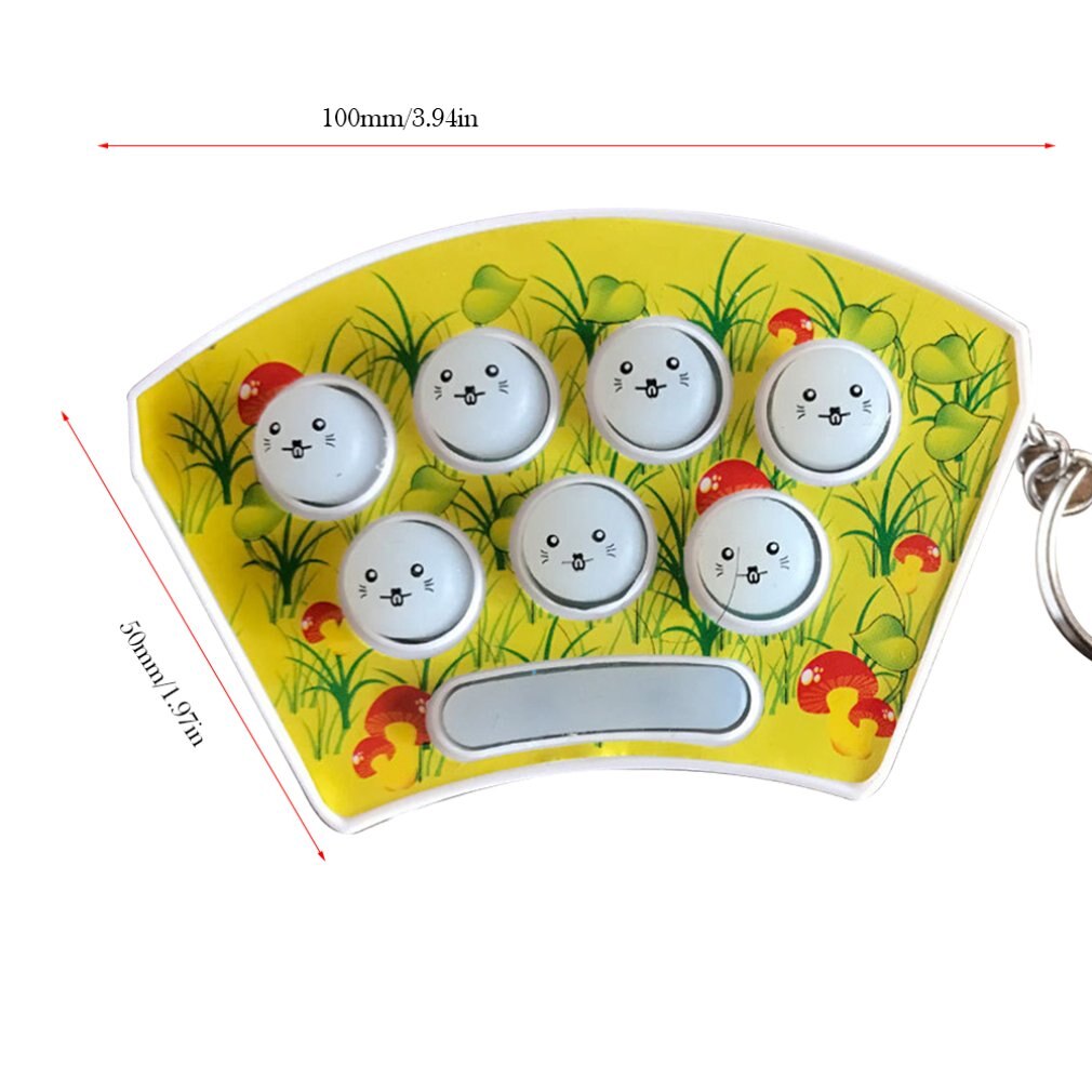 1-3 Year Old Children'S Baby Hamster Toy Puzzle Sound And Light Music Handheld Game Hamster Toy Machine For Children