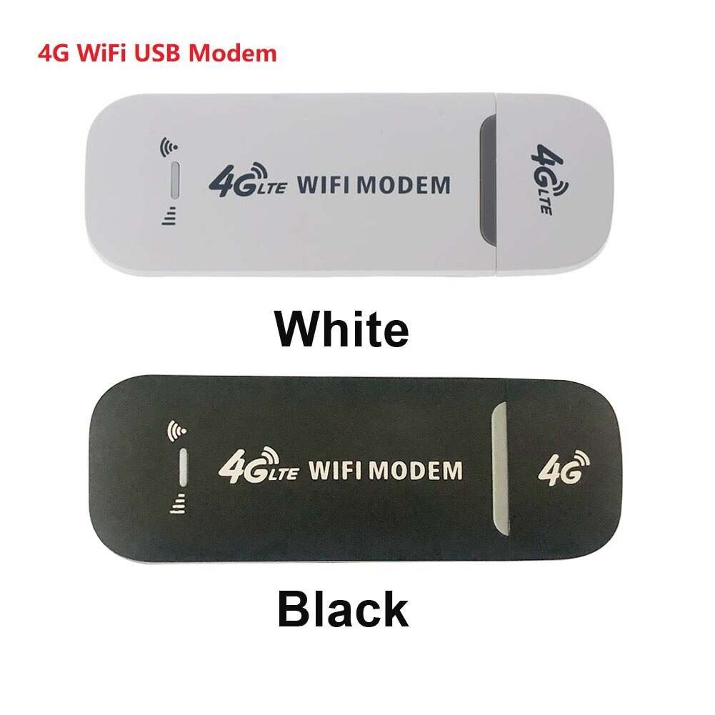 150Mbps 4G Lte Adapter Modem Adapter Draadloze Usb Netwerkkaart Universal Zwart Wit Wifi Router Voor Win xp Vista 7/10