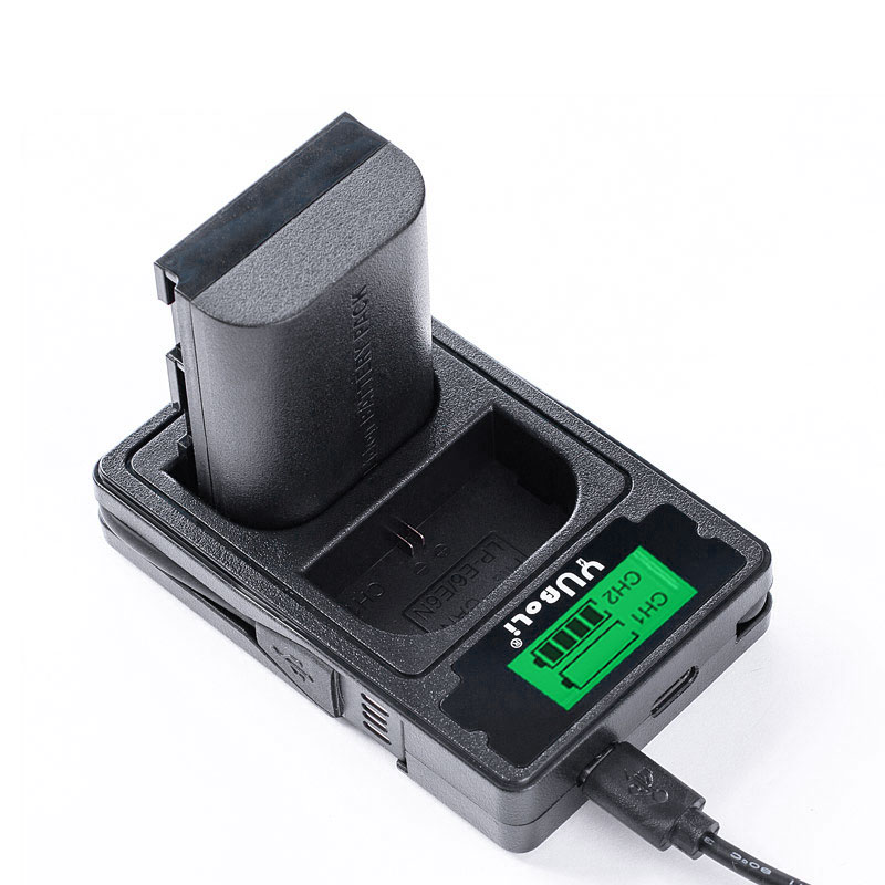 4 x 2650 mah li-ion batteri lp -e6 lp-e6n lpe 6 lp e6 e6n batterier for canon lp -e6 eos 5ds 5d mark ii mark iii 6d 7d 60d 60da 70d