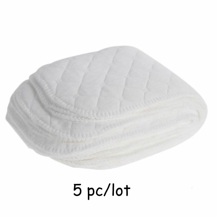 Pañales reutilizables para bebé, malla de bolsillo, rejilla transpirable, estilo veraniego, lavable, 3 unids/lote: 5 pc Diapers / 0 to 6 month