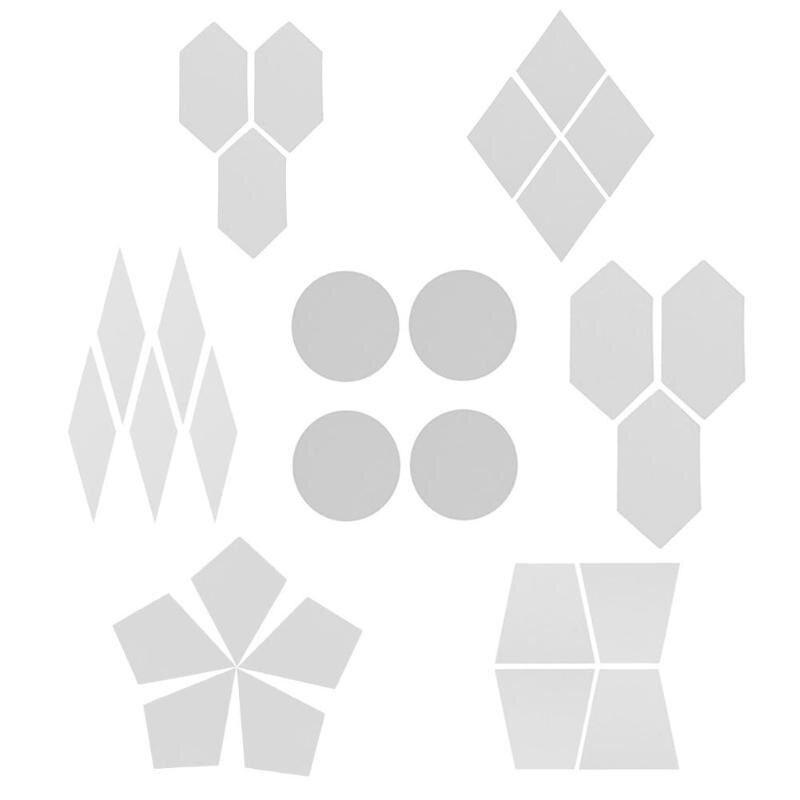100 peças de moldes de acolchoamento de papel, flor, roupas de patchwork, artesanato, costura, ferramentas, acessório de tecido de vestuário