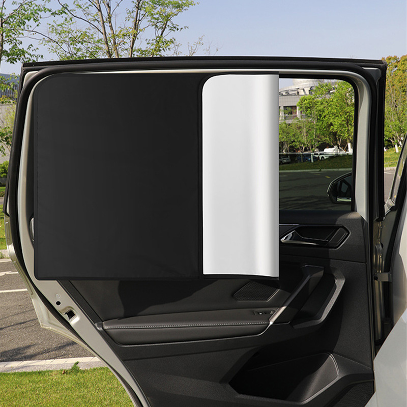 SEAMETAL Magnet-Sonnenschutz für Auto-Seitenfenster vorne/hinten, Autofenstervorhang, UV-blockierende Sommer-Sonnenschutzabdeckung zum Schutz der Privatsphäre