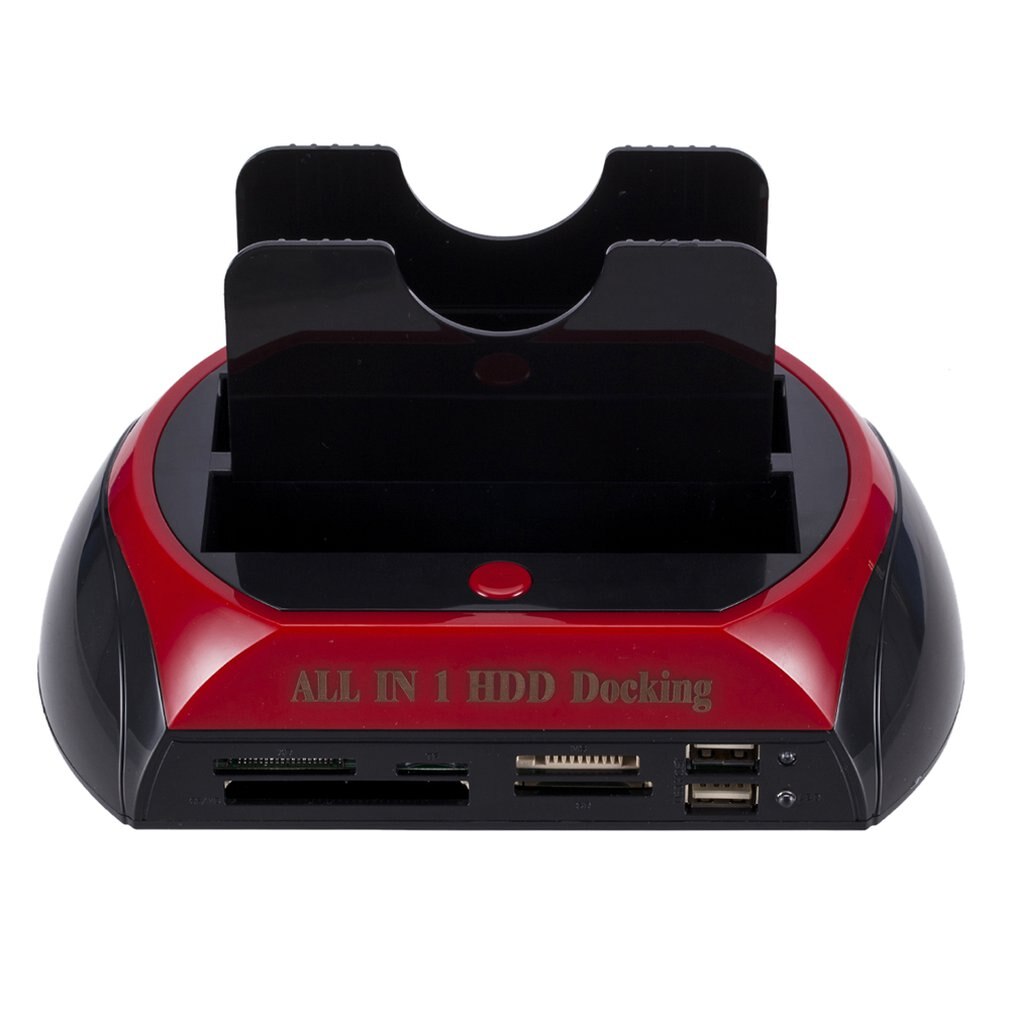 ONLENY Docking Station SATA IDE Dual USB 2.0 HDD Cloner Card Reader