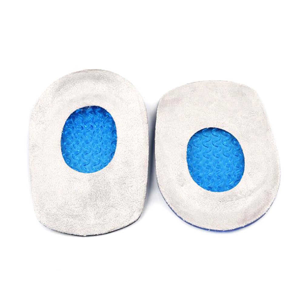 1Pair Silicone Gel Orthopedic Insoles Back Pad Heel Cup for Calcaneal Pain Health Feet Care Support Spur Feet Cushion Pads