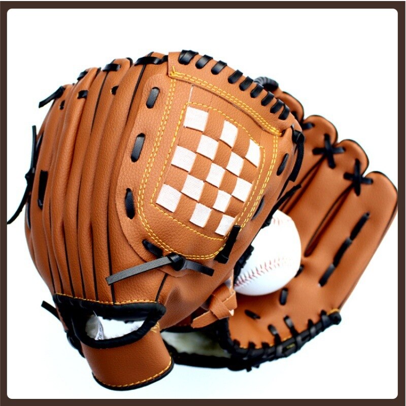 Mannen Baseball Handschoen Lederen Linkerhand Softbal Accessoires Handschoenen Honkbal Mannen Training Guante Baseball Honkbal Apparatuur