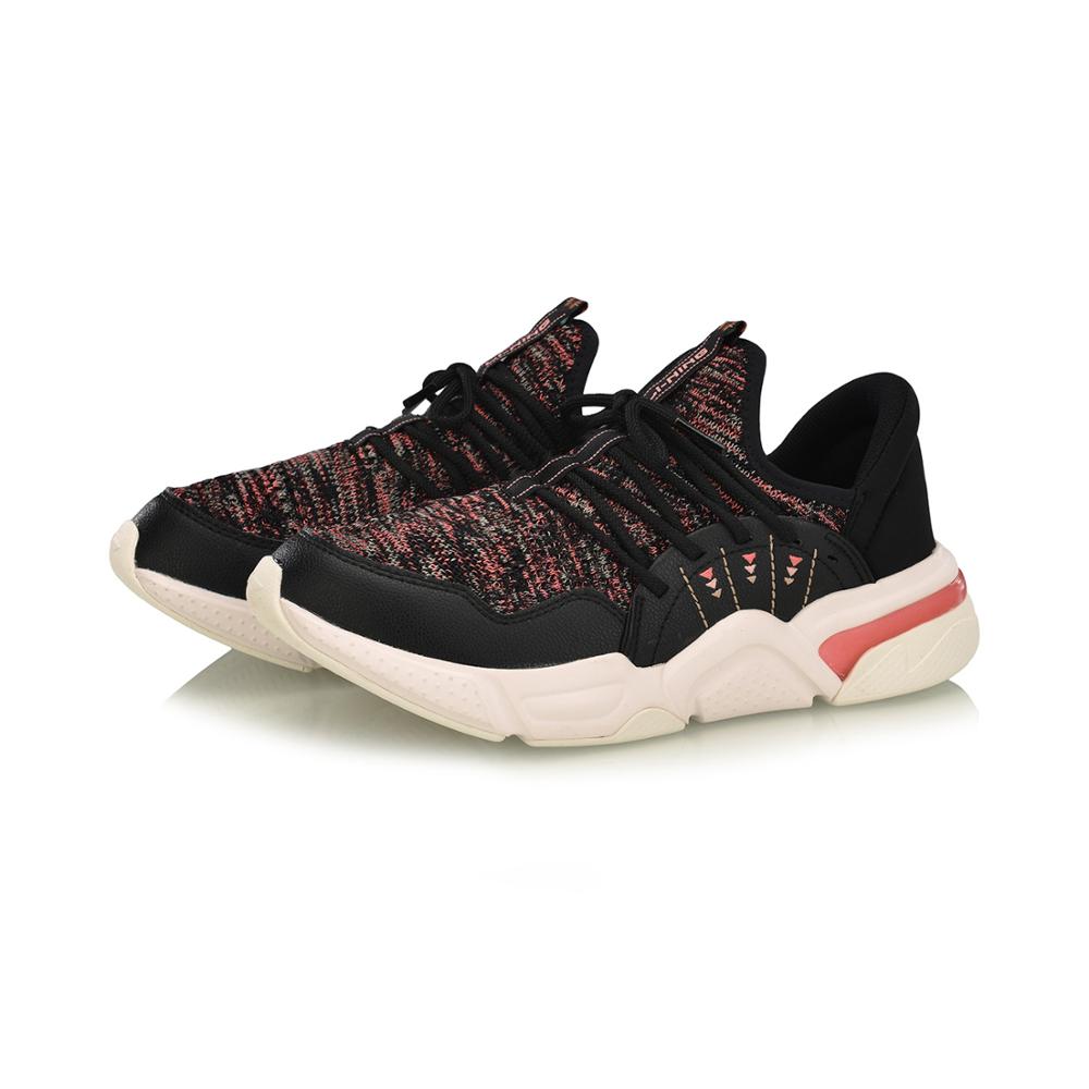 Li-ning-zapatos de estilo de vida clásico para mujer, zapatillas deportivas de forro transpirable, Mono hilo, usable, AGLN136