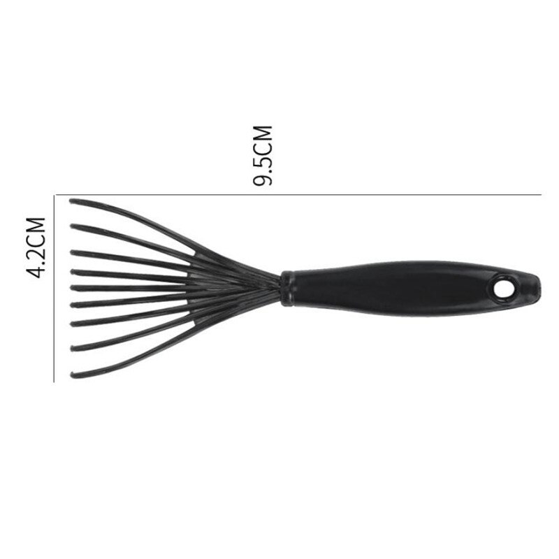 Baby børn og kvinder, der løsner hårbørste kamme salon, blid, antistatisk børste, flok, våd, tør, børstehåndtag, håndflade, krøllet: 1pc renere