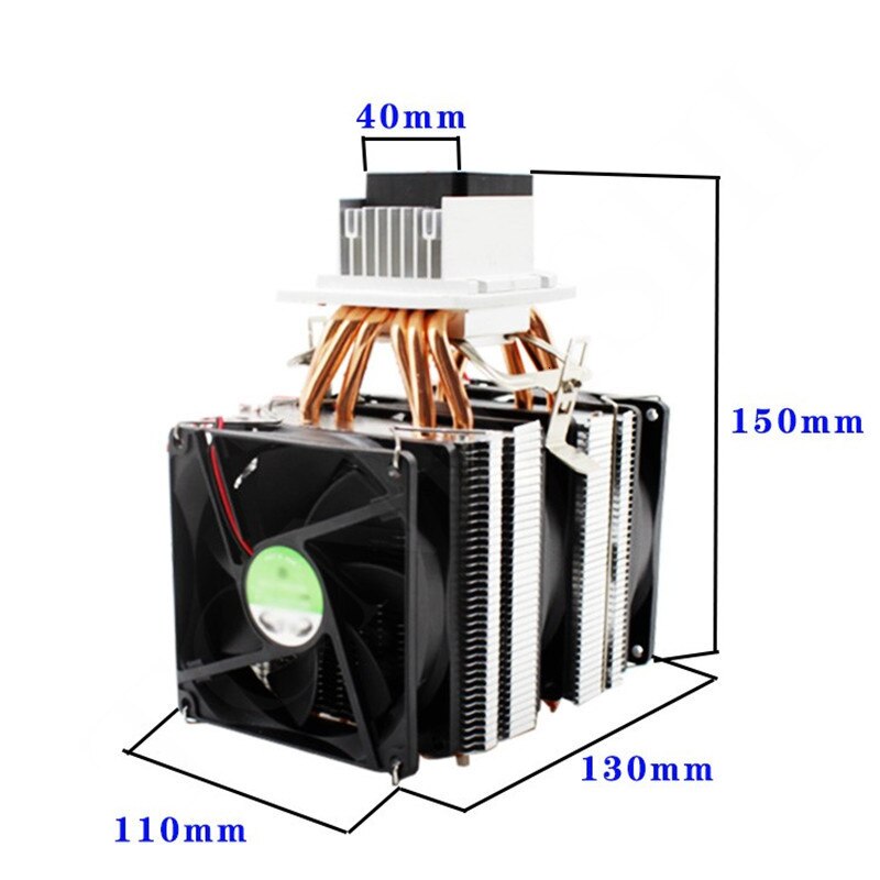 Halbleiter kühlschrank elektronische diy kleine kühlschrank Montage kälte System kühlung Bausatz 6 kupfer rohr