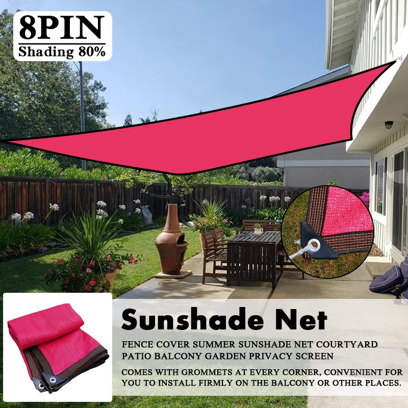Sunshade Net Garden Sun Shading Sail Anti-UV Plants Shed Cover Outdoor Sunscreen Awning Sunblock Netting Patio Shade Canopy