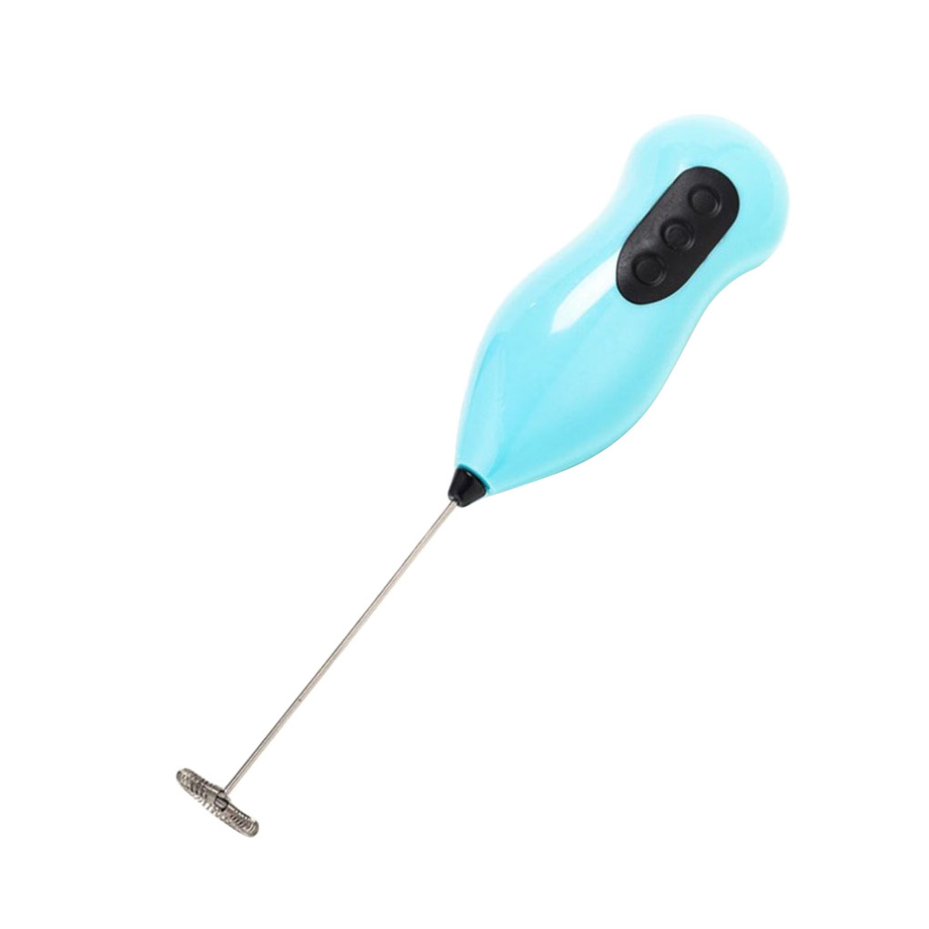 Electric Egg Beater Whisk Mixer Milk Foamer Stirrer Coffee Mini Egg Beater Frother Random Color: 1pc3