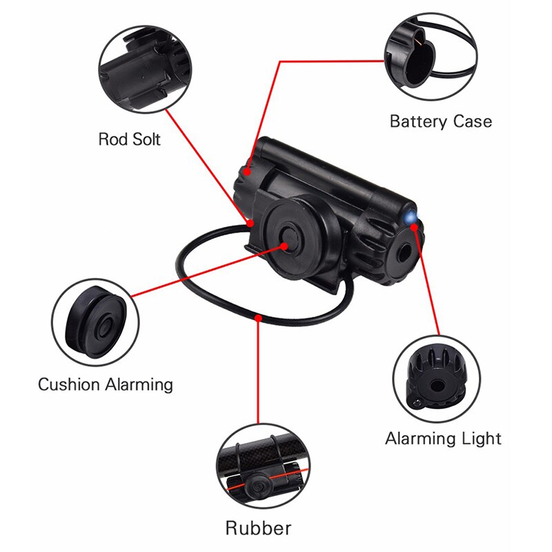 Fishing Alarm Fishing Alerts Bite Alarm o and Visual Alerts For Fishing Rod Fish Line Tackle Tools