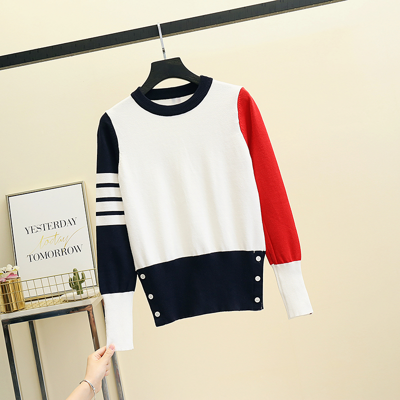 Sweter Y2k swetry 2021 jesień swetry na zimę odzież damska z długim rękawem koreańnarty modny szczyt Got Kawaii gotyk odzież z dzianiny