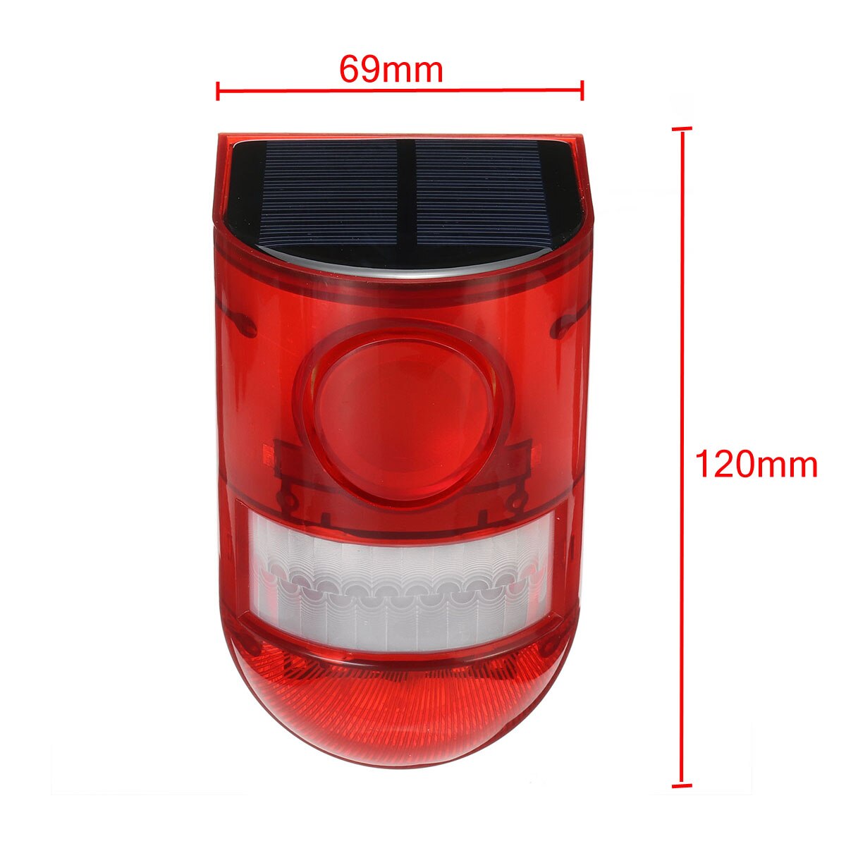 Solar Alarm Light Wireless IP65 Waterproof Motion Sensor Outdoor Garden Security Lamp Smart Fast for Safety Home Factory Garden