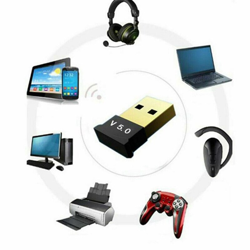 USB Bluetooth 5,0 Adapter kabellos Dongle Stereo Empfänger Audio- Absender für PC Computer Laptop Kopfhörer TV Absender.