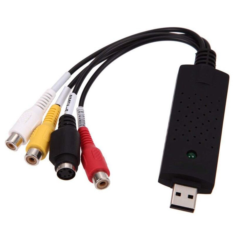 Adaptador de tarjeta de captura de vídeo, convertidor de vídeo a DVD, VHS, VCR, tarjeta de captura USB