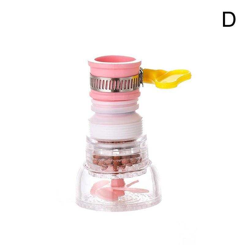 Faucet Booster Filter 360 Degree Adjustable Kitchen Faucet Booster Filter Tap Extender Splash-proof Water Filter Kitchen Tools: 4