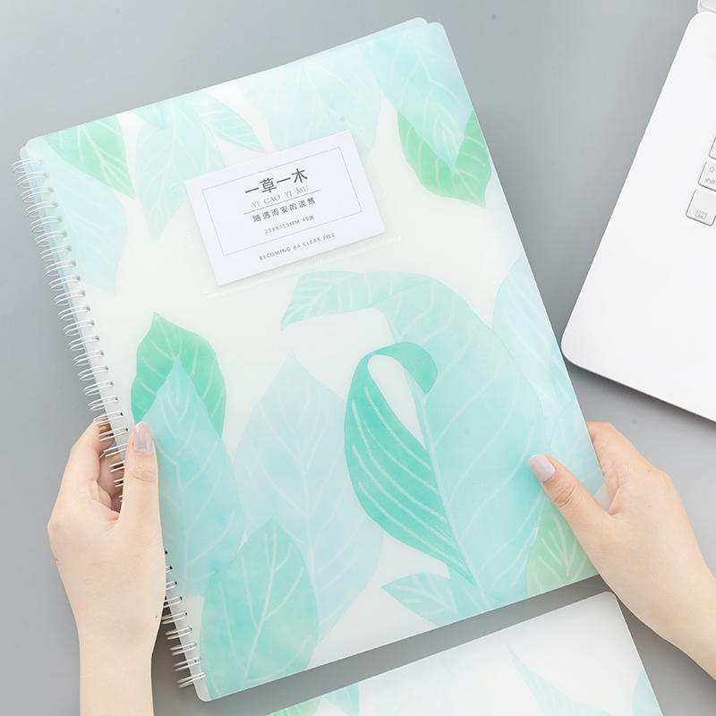 A4 Bestandsmap 20 40 Zakken Mooie Cover Presentatie Map Student Test Papier Office Document Organizer Vullen Producten