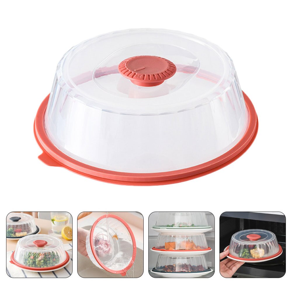1pc Microwave Oven Food Cover Practical Dish Cover Oil Prevention Cover