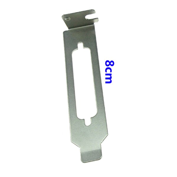 1/2 DB9 DB25 Vga-poort Lage/Lange Profile Bracket 8 cm 12 CM RS232 Seriële Parallelle half full size bracket voor 2U 4U PC Chassis: Blauw