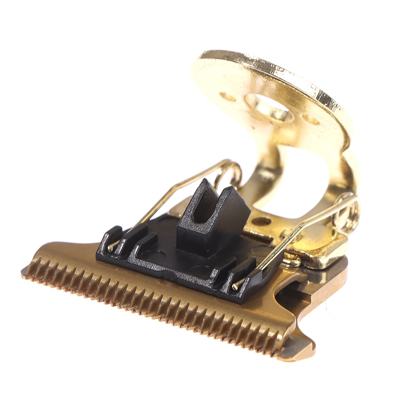 1 Stuks T-Vormig Haarclipper Mes Met Standaard T9 Blade Trimmer Vervangende Clipper Kop: Goud