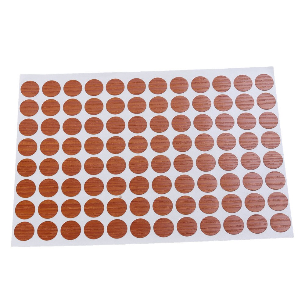 96pcs/sheet Waterproof Screw Hole Covers Non-slip Screw Hole Caps 15mm Decorative Stickers(01): As Shown 1