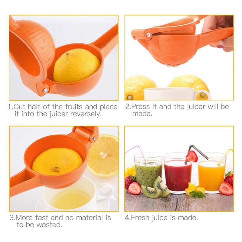 Extractor de zumo Manual de aleación de aluminio exprimidor de mano Mini viaje Camping exprimidor de frutas exprimidor naranja exprimidor de cítricos colador
