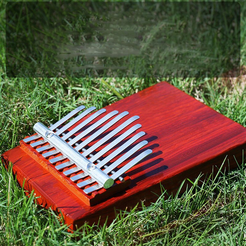 8/10 teclas kalimba pinho sólido africano mogno polegar dedo piano sanza mbira calimba tocar com guitarra instrumentos musicais de madeira