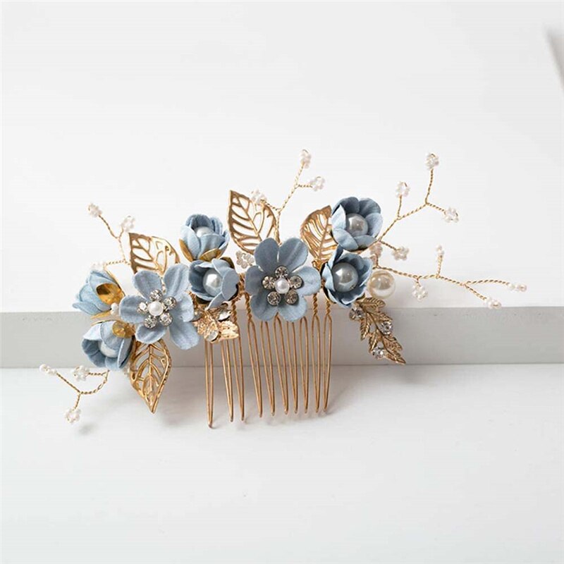 4 Pieces Wedding Haar Accessoires Bridal Bloemen Haar Accessoires Haar Accessoires Bruids Accessoires Haar Kam Haar Clip