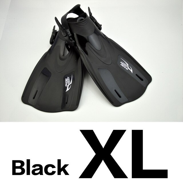 KEEP DIVING Snorkeling Diving Swimming Fins Foot Flipper Diving Fins Trek Diving Equipment for Adult: Black XL